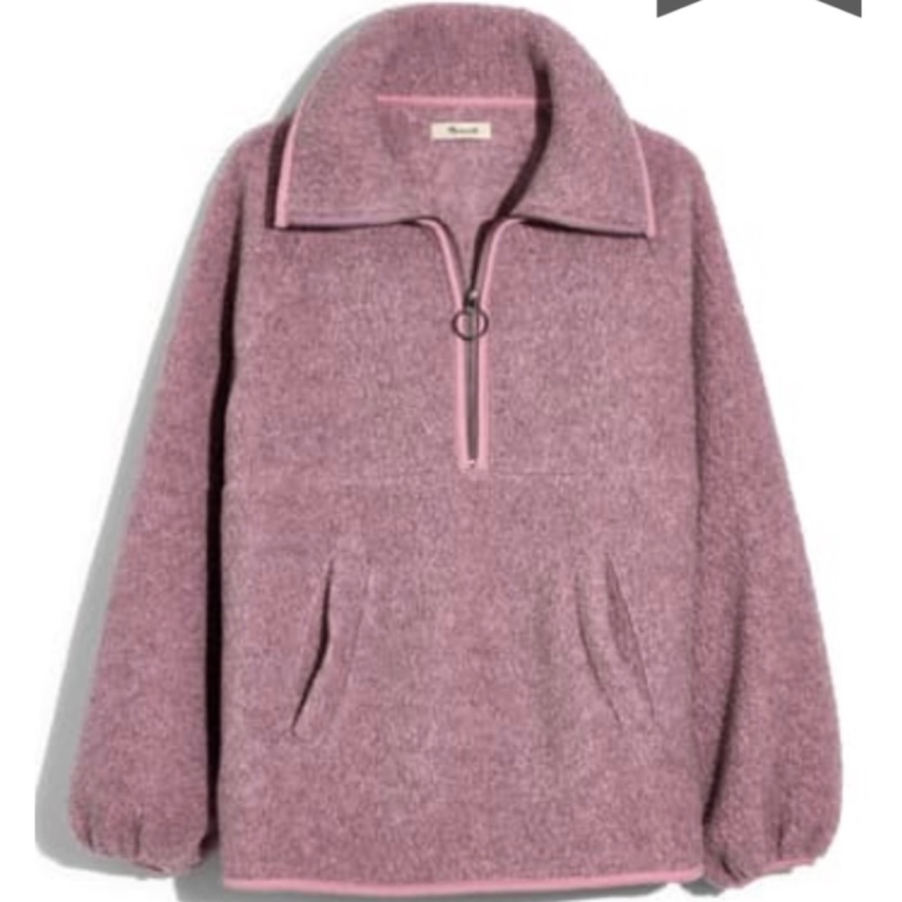 Madewell Recycled Polartec® Fleece Pullover Jacket